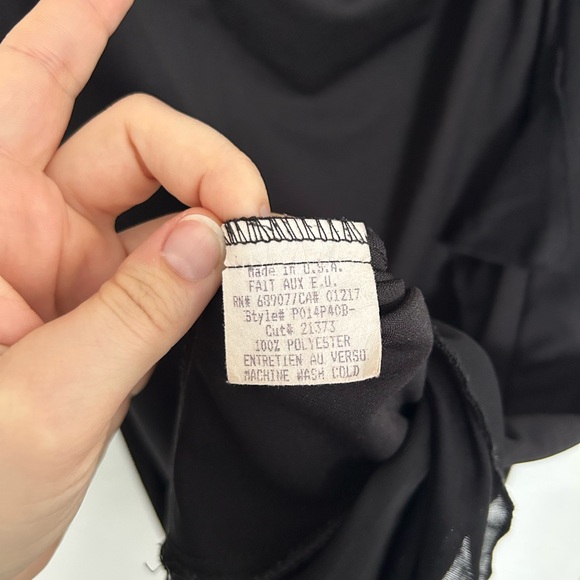 Y2K Le Chateau Black Dress Black - Picture 4 of 5